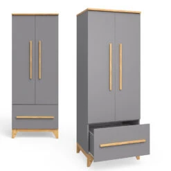 Kinderkleiderschrank "Malia" Anthrazit 70 X 187 Cm Vitalispa 15 Kinderkleiderschrank "Malia" Anthrazit 70 X 187 Cm Vitalispa -Möbel Store m2573 07 ol