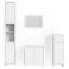 Badmöbel Set "Emma" Weiß 4 Teile Vicco