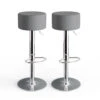 Barhocker 2er Set Grau 38.5 X 92 Cm 2 Teilig Vicco -Möbel Store m2667 01 ol