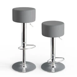 Barhocker 2er Set Grau 38.5 X 92 Cm 2 Teilig Vicco -Möbel Store m2667 08 ol