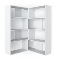 Eckregal "Laine" Weiß 170 X 142 Cm Vicco