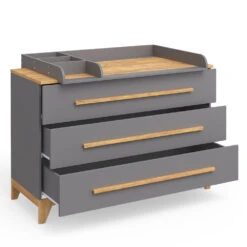 Wickelkommode "Malia" Anthrazit 133 X 89.6 Cm Vitalispa