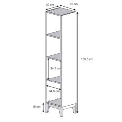 Kinderregal X Cm -Möbel Store m2703 03 ol