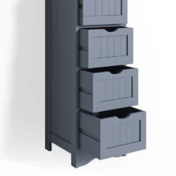 Badschrank "Bianco" Grau 30 X 81 Cm Vicco -Möbel Store m2761 06 ol