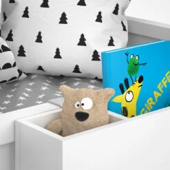 Kinderbettregal Weiß 60 X 15 Cm Vitalispa -Möbel Store m2786 05 ol