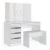 Schminktisch "Sherry" Weiß 120 Cm Mit Bank Vicco -Möbel Store m2859 s bw 01 ol