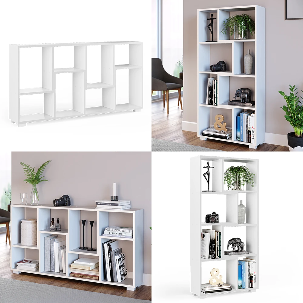 Raumteiler "Domus" Weiß 60 X 120 Cm 8 Fächer Vicco 10 Raumteiler "Domus" Weiß 60 X 120 Cm 8 Fächer Vicco – Bild 8