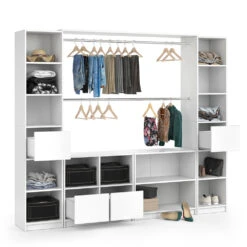 Kleiderschrank "Guest" Weiß 225 X 189 Cm XXL Vicco -Möbel Store m2877 07 ol