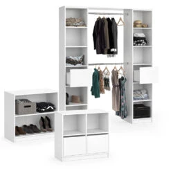 Kleiderschrank "Guest" Weiß 225 X 189 Cm XXL Vicco -Möbel Store m2877 08 ol
