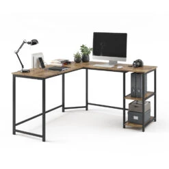 Eckschreibtisch "Fyrk" Eiche Rustikal/Schwarz 138 X 138 Cm Vicco 16 Eckschreibtisch "Fyrk" Eiche Rustikal/Schwarz 138 X 138 Cm Vicco -Möbel Store m2885 07 ol