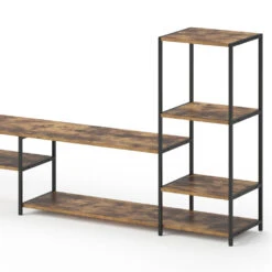 Lowboard "Fyrk" Eiche Rustikal/Schwarz 226 X 93 Cm Vicco 14 Lowboard "Fyrk" Eiche Rustikal/Schwarz 226 X 93 Cm Vicco -Möbel Store m2889 06 ol