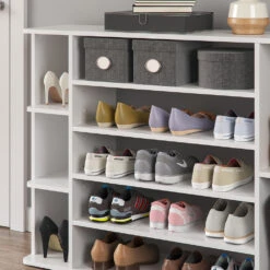 Schuhschrank "Levin" Weiß 116 X 87 Cm Vicco 14 Schuhschrank "Levin" Weiß 116 X 87 Cm Vicco -Möbel Store m2999 05 ol