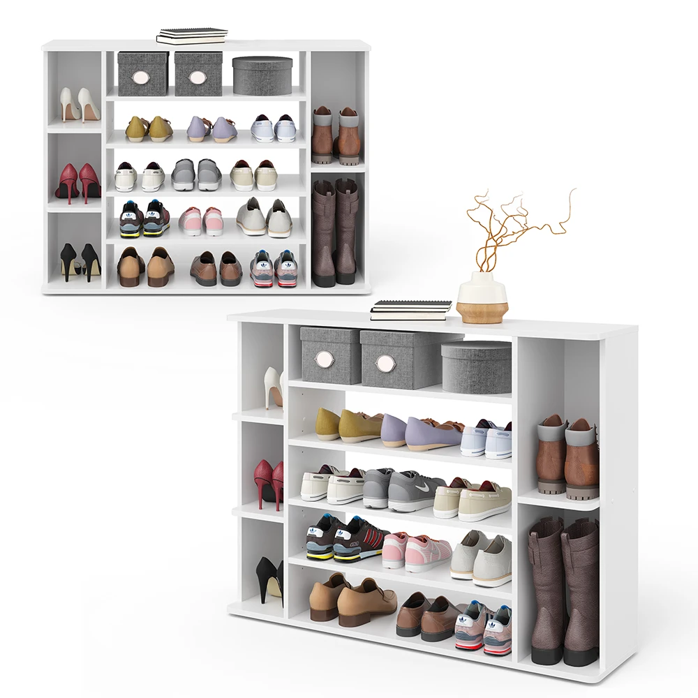 Schuhschrank "Levin" Weiß 116 X 87 Cm Vicco 9 Schuhschrank "Levin" Weiß 116 X 87 Cm Vicco – Bild 7