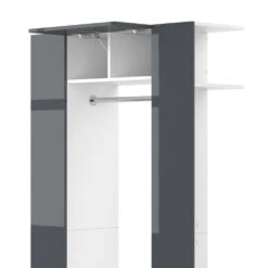 Garderobe "Mats" Anthrazit Hochglanz/Weiß 36.6 X 191 Cm Vicco 15 Garderobe "Mats" Anthrazit Hochglanz/Weiß 36.6 X 191 Cm Vicco -Möbel Store m3119 06 ol