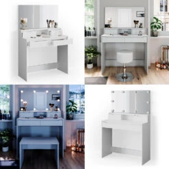 Schminktisch "Ruben" Weiß 100 Cm Vicco -Möbel Store m3126 08 ol