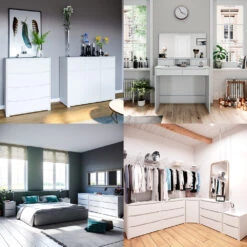 Schminktisch "Ruben" Weiß 100 Cm Vicco -Möbel Store m3126 09 ol