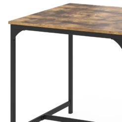 Esstisch "Fyrk" Eiche Rustikal/Schwarz 80 X 80 Cm Vicco -Möbel Store m3133 06 ol