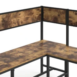 Esszimmer-Eckbank "Fyrk" Eiche Rustikal/Schwarz 195 X 142 Cm Vicco 16 Esszimmer-Eckbank "Fyrk" Eiche Rustikal/Schwarz 195 X 142 Cm Vicco -Möbel Store m3145 06 ol