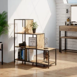 Raumteiler "Fyrk" Eiche Rustikal/Schwarz 90 X 92 Cm Vicco 14 Raumteiler "Fyrk" Eiche Rustikal/Schwarz 90 X 92 Cm Vicco -Möbel Store m3147 04 ol