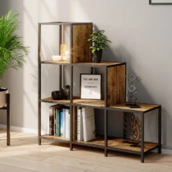 Raumteiler "Fyrk" Eiche Rustikal/Schwarz 90 X 92 Cm Vicco 15 Raumteiler "Fyrk" Eiche Rustikal/Schwarz 90 X 92 Cm Vicco -Möbel Store m3147 05 ol