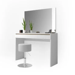 Schminktisch "Emma" Weiß 120 Cm Mit Hocker Vicco -Möbel Store m3185 hw s 07 ol