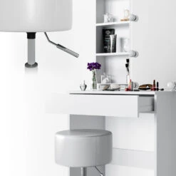 Schminktisch "Melle" Weiß 68 Cm Mit LED Beleuchtung Und Hocker Vicco 15 Schminktisch "Melle" Weiß 68 Cm Mit LED Beleuchtung Und Hocker Vicco -Möbel Store m3186 hw l 06 ol