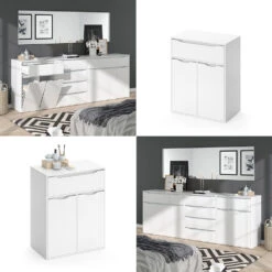 Badschrank "Ruben" Weiß 80 X 101.6 Cm Vicco -Möbel Store m3211 08 ol