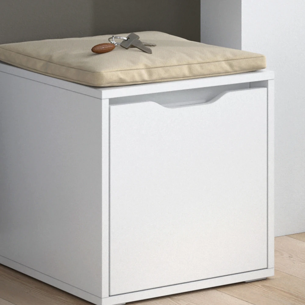 Schuhbank "Ruben" Weiß 40 X 40 Cm Vicco 7 Schuhbank "Ruben" Weiß 40 X 40 Cm Vicco – Bild 5