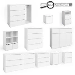 Kleiderschrank "Ruben" Weiß 80 X 189 Cm Vicco 17 Kleiderschrank "Ruben" Weiß 80 X 189 Cm Vicco -Möbel Store m3271 08 ol