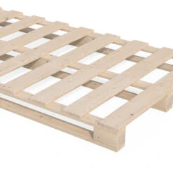 Palettenbett Naturholz 120x200 Cm Vitalispa -Möbel Store m3276 06 ol