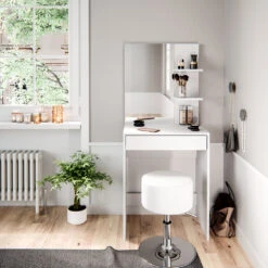 Schminktisch "Isabelle" Weiß 60 Cm Mit Hocker Vicco 13 Schminktisch "Isabelle" Weiß 60 Cm Mit Hocker Vicco -Möbel Store m3291 hw 04 ol