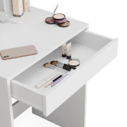 Schminktisch "Isabelle" Weiß 60 Cm Mit Hocker Vicco 15 Schminktisch "Isabelle" Weiß 60 Cm Mit Hocker Vicco -Möbel Store m3291 hw 06 ol