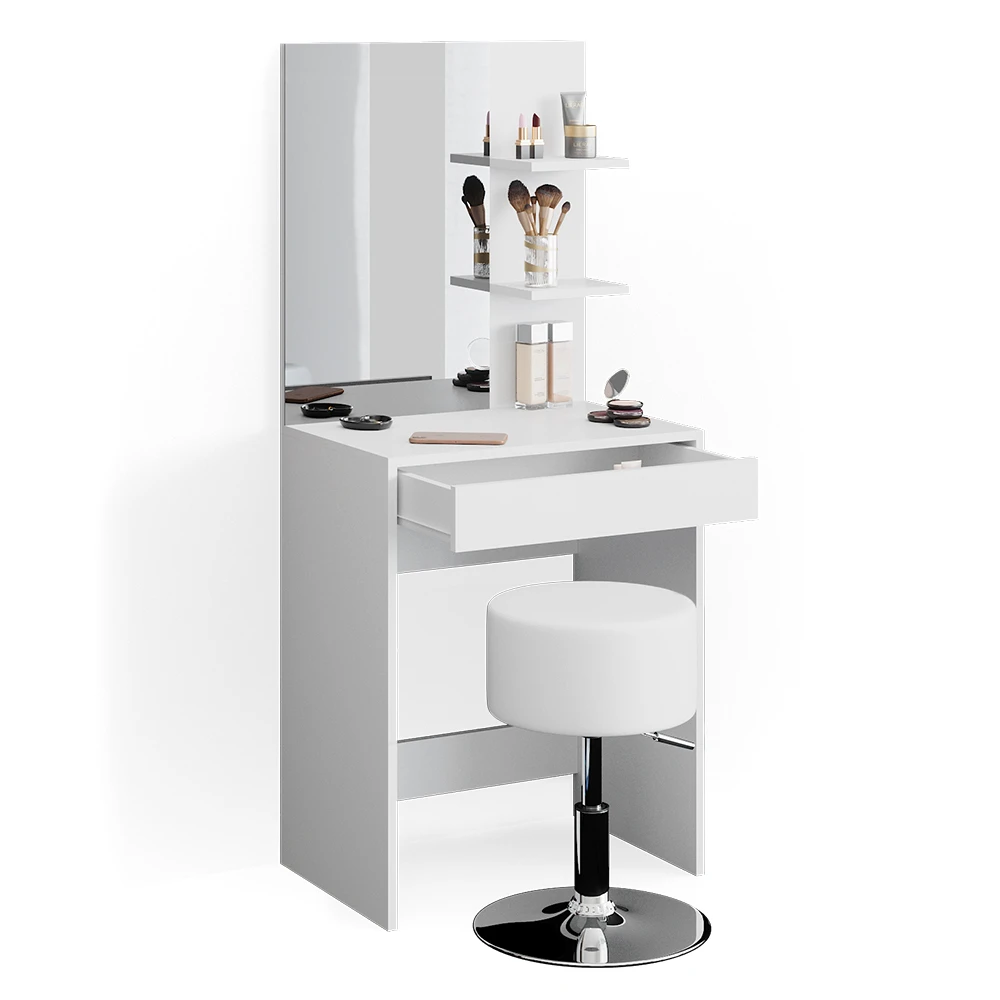 Schminktisch "Isabelle" Weiß 60 Cm Mit Hocker Vicco 9 Schminktisch "Isabelle" Weiß 60 Cm Mit Hocker Vicco – Bild 7