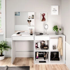 Anstellschrank "Isabelle" Weiß 80 X 75 Cm Vicco -Möbel Store m3293 04 ol