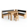 Eckbankgruppe "Roman" Goldkraft Eiche/Anthrazit 210 X 180 Cm Mit Tisch Vicco 2 Eckbankgruppe "Roman" Goldkraft Eiche/Anthrazit 210 X 180 Cm Mit Tisch Vicco -Möbel Store m3317 01 ol