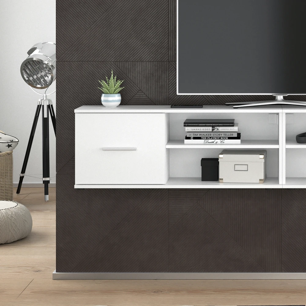 Lowboard "Nika" Weiß 103 X 39 Cm Vicco 7 Lowboard "Nika" Weiß 103 X 39 Cm Vicco – Bild 5