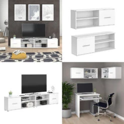 Lowboard "Nika" Weiß 103 X 39 Cm Vicco 17 Lowboard "Nika" Weiß 103 X 39 Cm Vicco -Möbel Store m3325 08 ol