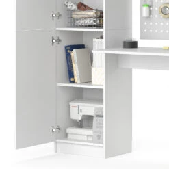 Schreibtisch "Tessa" Weiß 123 X 52 Cm Vicco -Möbel Store m3327 06 ol