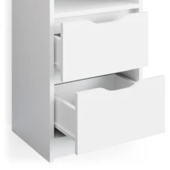 Nachttisch "Ruben" Weiß 38 X 66.6 Cm 2er Set Vicco 15 Nachttisch "Ruben" Weiß 38 X 66.6 Cm 2er Set Vicco -Möbel Store m3343 06 ol