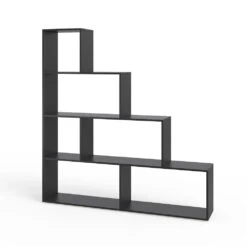 Treppenregal Schwarz 163 X 155 Cm Vicco