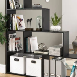 Treppenregal Schwarz 163 X 155 Cm Vicco -Möbel Store m3350 05 ol