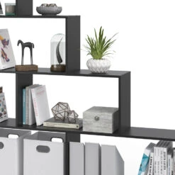 Treppenregal Schwarz 163 X 155 Cm Vicco -Möbel Store m3350 06 ol