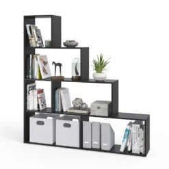 Treppenregal Schwarz 163 X 155 Cm Vicco -Möbel Store m3350 07 ol