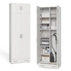 Aktenregal "Ingo" Weiß 80 X 240 Cm Mit Schrankaufsatz Und Schublade Vicco 16 Aktenregal "Ingo" Weiß 80 X 240 Cm Mit Schrankaufsatz Und Schublade Vicco -Möbel Store m3353 am sm 07 ol