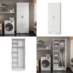 Aktenregal "Ingo" Weiß 80 X 204 Cm Mit Schublade Vicco -Möbel Store m3353 sm 08 ol