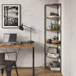 Bücherregal "Fyrk" Eiche Rustikal/Schwarz 40 X 180 Cm Vicco 12 Bücherregal "Fyrk" Eiche Rustikal/Schwarz 40 X 180 Cm Vicco -Möbel Store m3370 04 ol