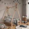 Tipi-Bett "Tipi" Naturholz 80x160 Cm Vitalispa -Möbel Store m3387 04 ol