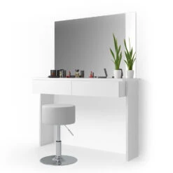 Schminktisch "Azur" Weiß 120 Cm Mit Hocker Vicco -Möbel Store m338 hw s 07 ol
