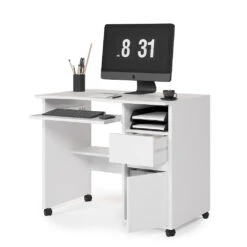 Schreibtisch "Polo" Weiß 91 X 59 Cm Vicco -Möbel Store m3395 07 ol