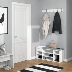 Schuhbank "Eleon" Weiß 101 X 45 Cm Vicco -Möbel Store m3454 04 ol